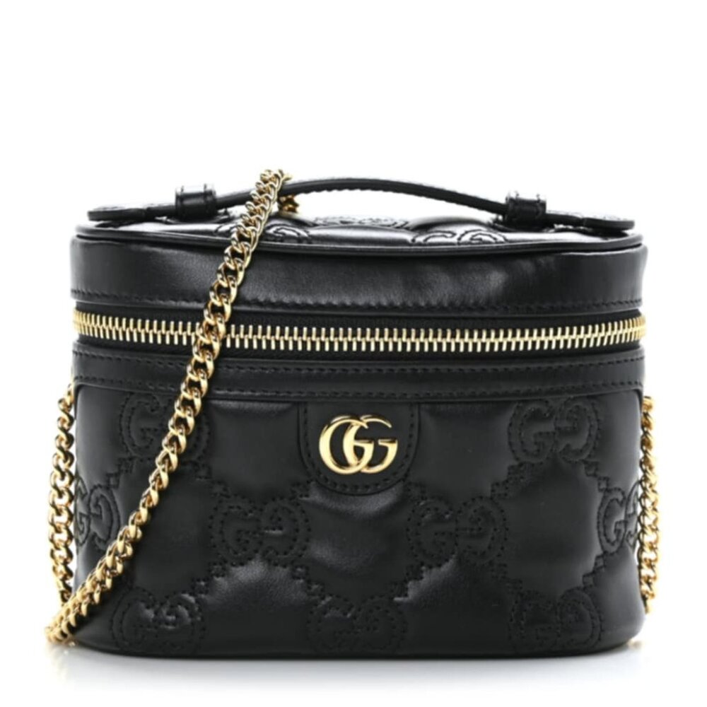 100% Authentic Gucci GG Leather Top Handle Bag 669-110524 - Picture 1 of 16